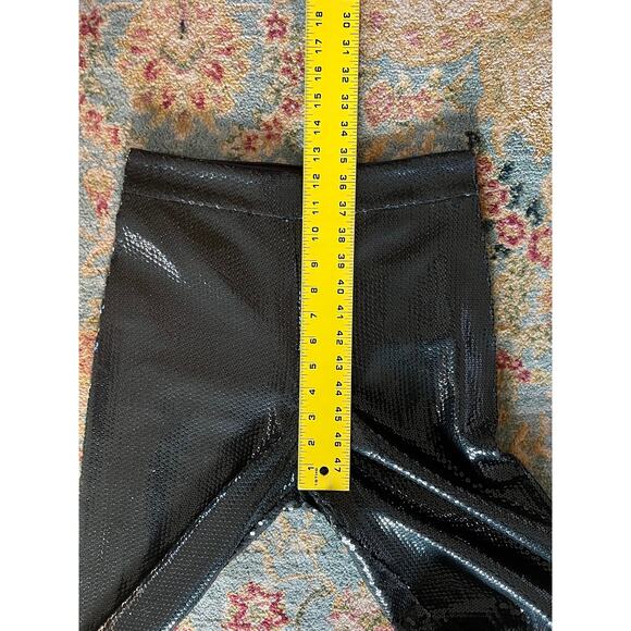 AllSaints Blue Petrol Sequin Leanna Trouser Pants - Picture 12 of 13